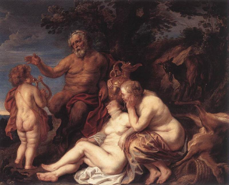 JORDAENS, Jacob Education of Jupiter sf oil painting picture